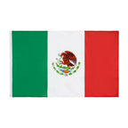 3x5ft Mexico nation flag for outdoor home decoration, featuring vibrant colors and bold Mexico emblem, by MANDOTOS INTERNATIONAL.
