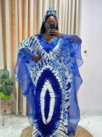 African Dashiki Ankara Maxi dress for women, traditional clothing with vibrant patterns by MANDOTOS INTERNATIONAL.