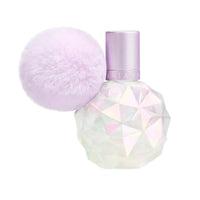 Ariana Grande Moonlight Floral Essence perfume bottle by MANDOTOS INTERNATIONAL, 3.4 Fl Oz, with a floral and moonlight-themed design.
