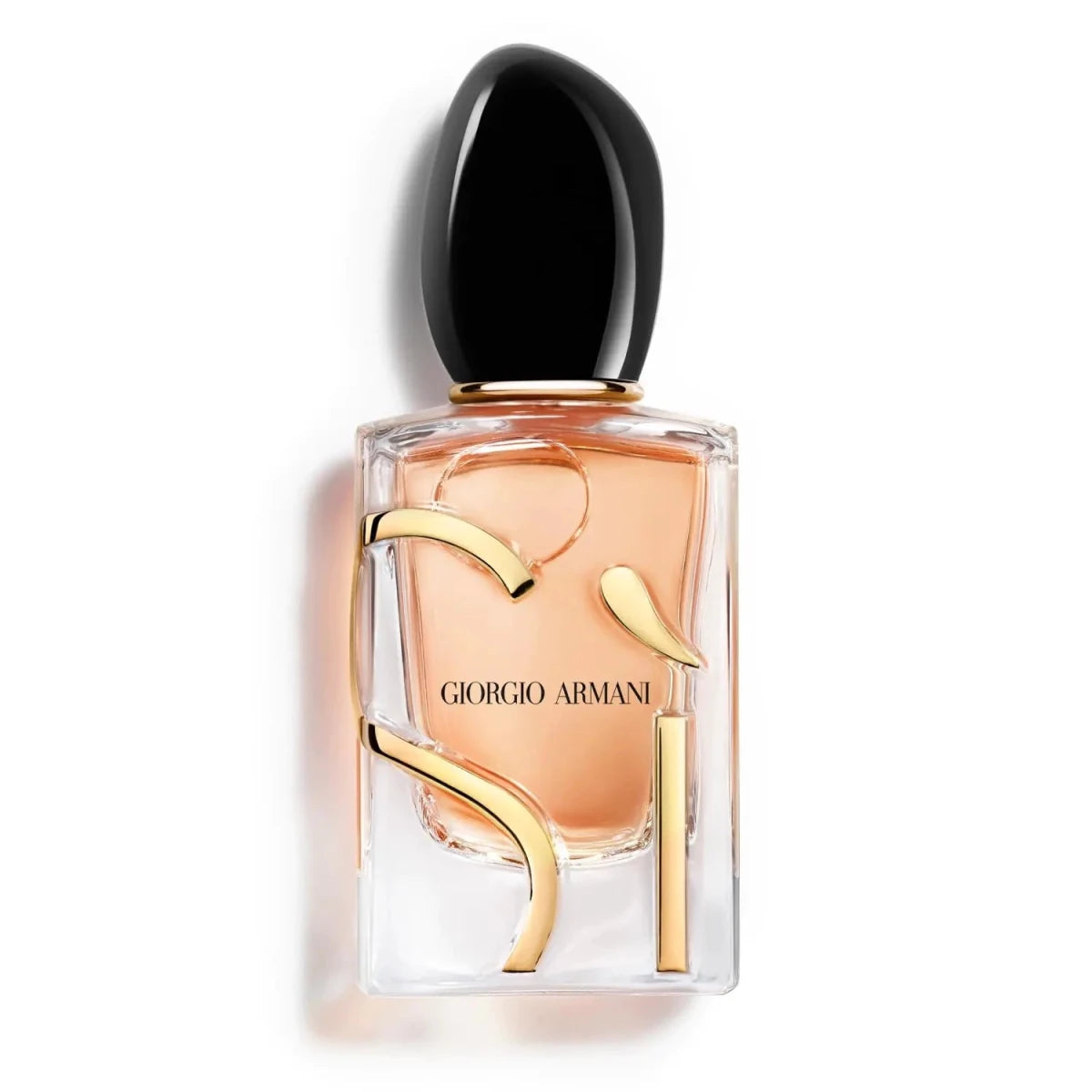 Armani Sì Eau de Parfum for women in 1.6oz, featuring blackcurrant and rose notes, displayed in a sleek perfume bottle.