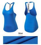 Black sleeveless yoga top for women by MANDOTOS INTERNATIONAL, backless fitness shirt, breathable and comfortable for active wear.