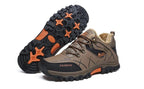 Mandotos International men's winter snow boots, waterproof leather hiking shoes, outdoor work boots, size 39-47.