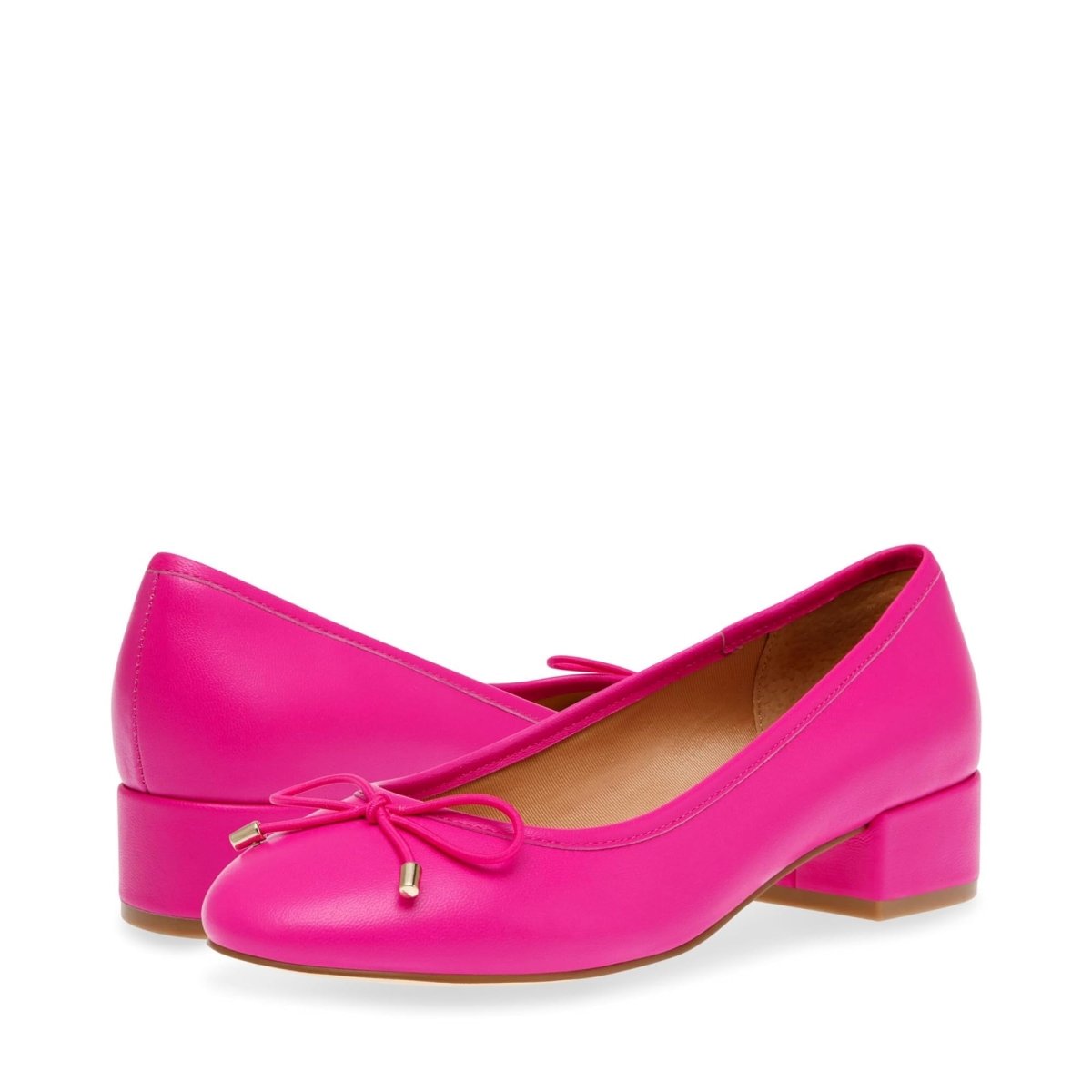 Pink leather Steve Madden Cherish pumps for women, size 6.5, stylish and comfortable women's footwear by Mandotos International.
