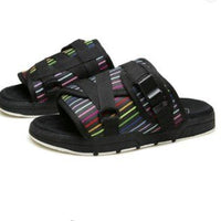 Unisex beach slides by MANDOTOS INTERNATIONAL featuring a stylish design and comfortable slip-on style for casual wear