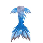 Shiny mermaid tails swimsuit from Mandotos International, featuring a realistic mermaid skin design and vibrant, shimmering colors.