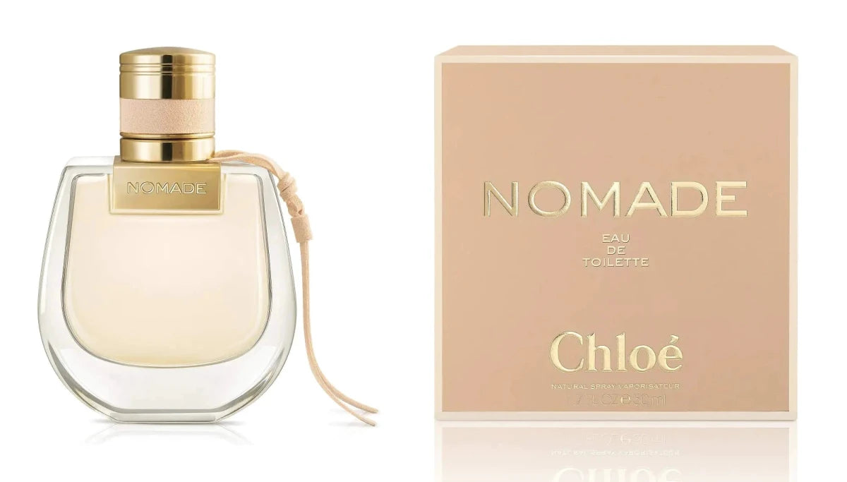 Chloe Nomade Essence women's Eau de Parfum bottle by MANDOTOS INTERNATIONAL, 1.7oz, with elegant floral and woody fragrance design.