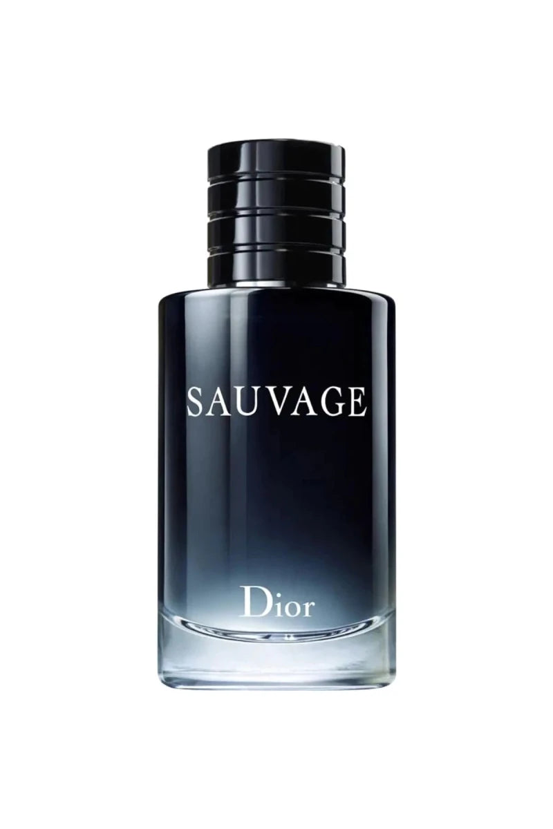 Dior Wild Essence Men's Eau de Toilette 3.4 oz bottle with sleek design, shown in a clear, close-up image.