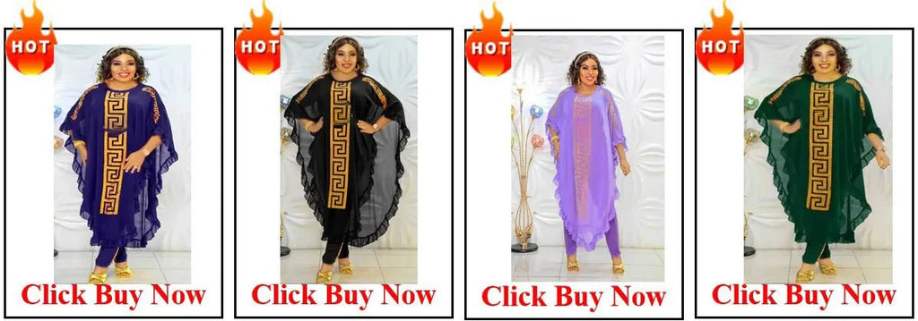 Elegant African V-neck maxi dress by MANDOTOS INTERNATIONAL, flowing fabric, perfect for wedding parties and special occasions.