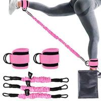 Mandotos International FlexFit ankle resistance bands for strength training and lower body workouts.