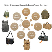 Mandotos International foldable unisex duffel bag with large capacity and shoe compartment, suitable for travel or sports use.