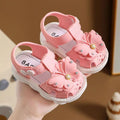 Girls' summer sandals by MANDOTOS INTERNATIONAL with non-slip soft soles, suitable for infants and little girls, perfect for beachwear.