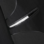 Italian style slim fit 8XL business suit set by MANDOTOS INTERNATIONAL, perfect for grooms and best men at weddings.