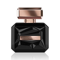 JLo Empower Eau De Parfum by Mandotos International in 1 oz bottle, vibrant woody amber scent, elegant perfume packaging
