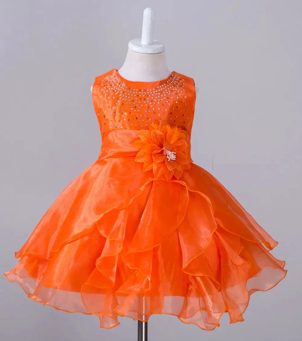 Kids glam dresses and gowns by MANDOTOS INTERNATIONAL, featuring colorful, elegant styles for special occasions.