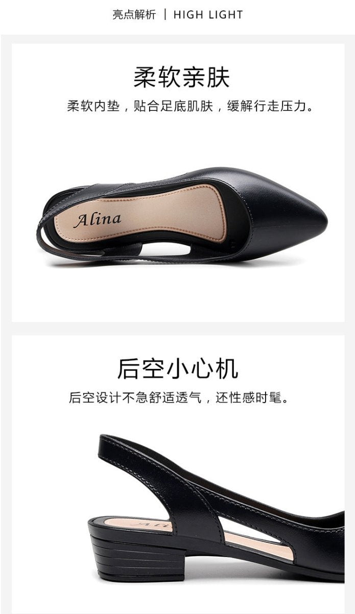 Mandotos International Korean style mid-low heel jelly sandals for women, transparent and stylish with cushioned sole.