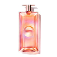 Lancôme Idôle Nectar Eau de Parfum bottle with bright floral and warm vanilla notes, 1.7 fl oz, showcased on a plain background.