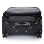 Large capacity tactical travel trolley luggage with built-in laptop backpack from MANDOTOS INTERNATIONAL, designed for versatile travel.