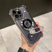Luxury shockproof magnetic MagSafe case for iPhone 17 Pro Max by MANDOTOS INTERNATIONAL, featuring durable design and sleek finish.