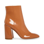 Madden Girl women's caramel WHILE bootie in size 7.5, featuring stylish design and ankle-high silhouette.