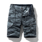 Men's camo street outdoor stretch tooling shorts by Mandotos International, featuring a tactical camouflage pattern and comfortable fit.
