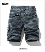 Men's camo street outdoor stretch tooling shorts by Mandotos International, featuring a comfortable fit and rugged design.