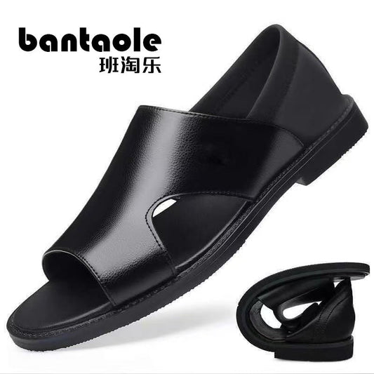 Men's non-slip soft-soled beach sandals by MANDOTOS INTERNATIONAL, ideal for summer, featuring comfortable and durable design.