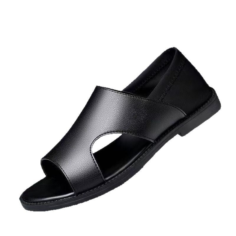 Men's non-slip soft-soled beach sandals by MANDOTOS INTERNATIONAL, ideal for summer comfort and casual outdoor wear.
