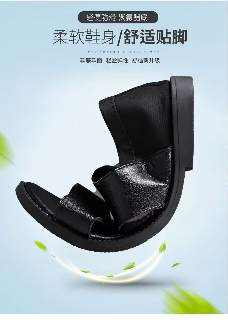 Mandotos International men's non-slip soft-soled beach sandals ideal for summer outdoor wear, featuring comfortable foot support.