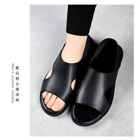 Men's non-slip soft-soled beach sandals by MANDOTOS INTERNATIONAL, ideal for summer, featuring comfortable, lightweight design