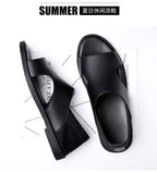 Men's non-slip soft-soled beach sandals by MANDOTOS INTERNATIONAL, perfect for summer outdoor and casual wear.