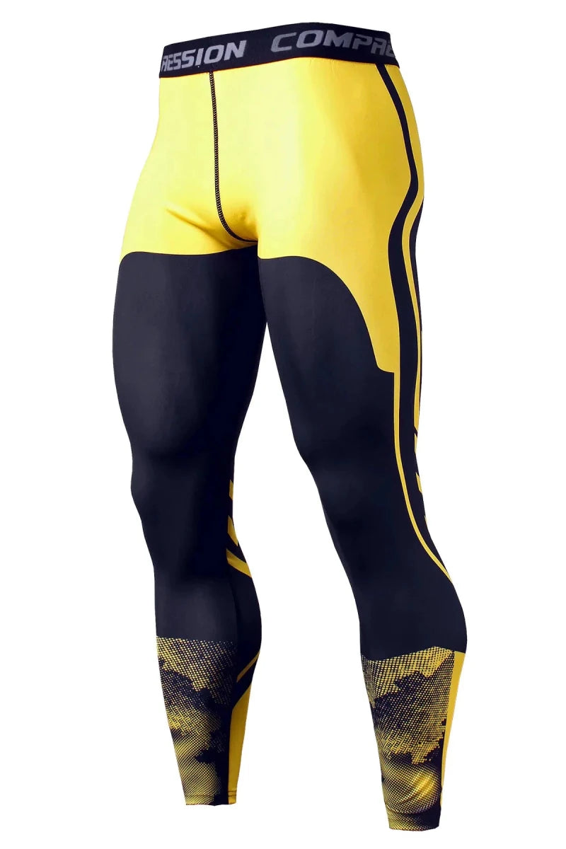 Men's slim-fit quick-dry workout trousers by MANDOTOS INTERNATIONAL, showing the lightweight, breathable fabric and modern fit.
