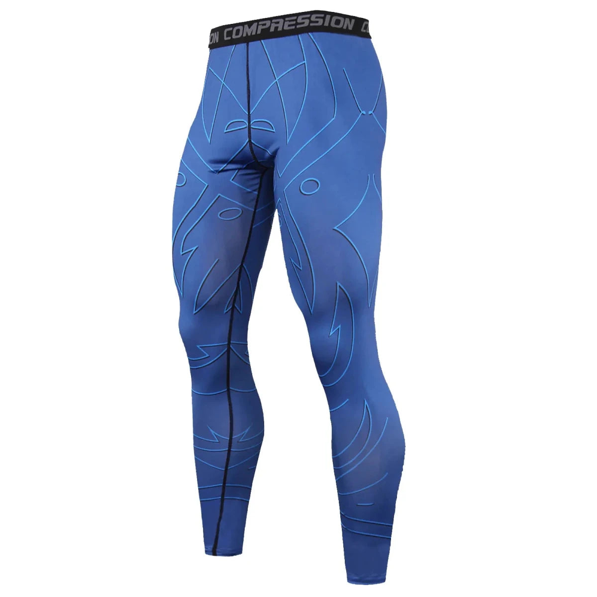 Men's slim-fit quick dry workout trousers by MANDOTOS INTERNATIONAL, showing lightweight fabric and tapered design for active wear.
