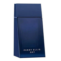 Perry Ellis Aqua Citrus men's EDT bottle, 3.4 oz, with a sleek design and citrus-inspired fragrance visual.