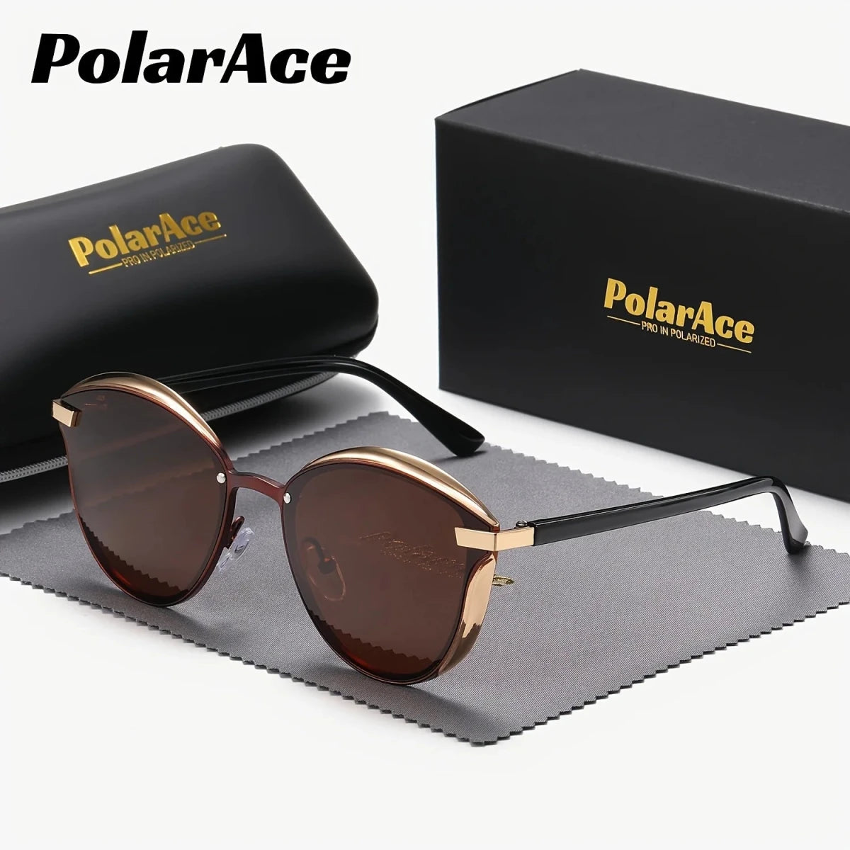 Mandotos International polarized fit-over sunglasses for women with thin temples and anti-glare lenses for driving protection.