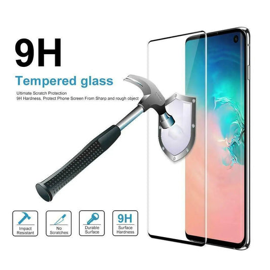 Mandotos International S21 Series 3-Pack Ultra Clear Screen Protectors for Samsung Galaxy S21 smartphones.