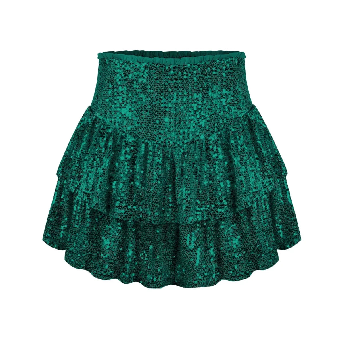 African high waist sequin mini skirt by MANDOTOS INTERNATIONAL, featuring vibrant dashiki-inspired design and summer style for women.