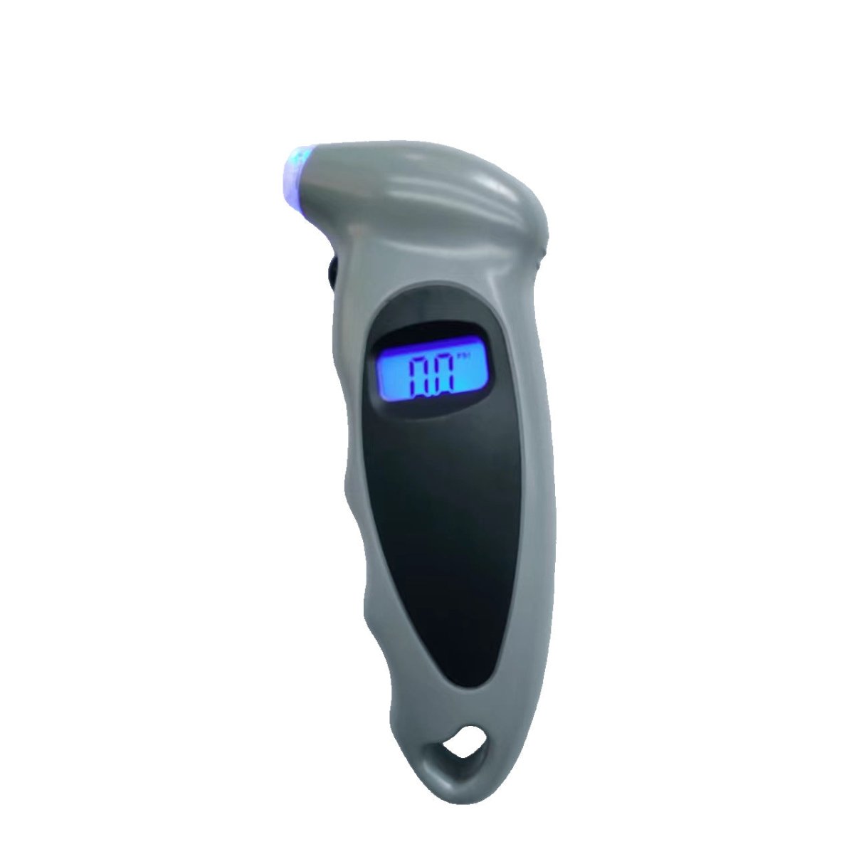 Mandotos International Smart Tire Pressure Monitor showing digital display with tire pressure readings and sensor attachments.