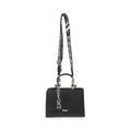 Black Steve Madden LATTUCA chic crossbody bag with adjustable strap and sleek design for everyday style.