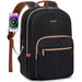 Stylish waterproof laptop backpack for women and girls by LOVEVOOK, with multiple compartments and adjustable straps.