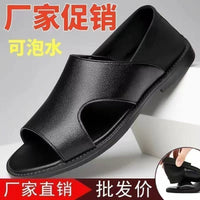 Men's Mandotos International summer beach sandals with non-slip soft soles, breathable and wear-resistant casual footwear.