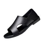 Mandotos International men's summer beach sandals with non-slip, soft soles, breathable and wear-resistant casual footwear.