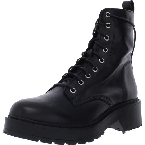 Mandotos International Tornado Femme Combat Boot with black leather upper and sturdy lace-up design.