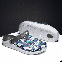 Unisex beach and outdoor slippers by MANDOTOS INTERNATIONAL featuring comfortable slip-on design and casual style.