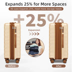 Water-resistant travel luggage set by MANDOTOS INTERNATIONAL with TSA lock and gym bags, durable and secure for trips.