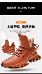 Winter men's waterproof slippers with plush lining and sneaker style, by MANDOTOS INTERNATIONAL, designed for warmth and comfort.