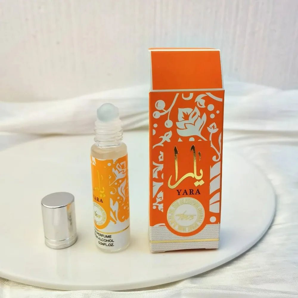 Yara Arab Ball perfume by Mandotos International, 10ml, long-lasting fresh aromatic scent for men and women.