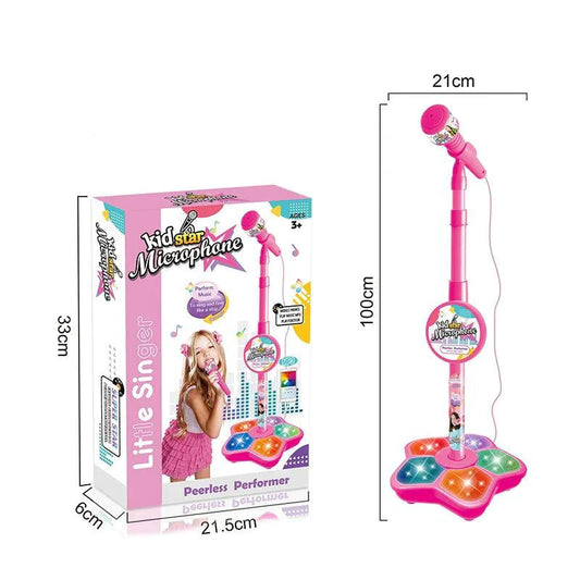 Mandotos Junior Star microphone stand with adjustable height and sturdy base for young singers and performers.