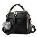 Elegant ladies' luxury leather handbag by MANDOTOS with gold-tone hardware and stylish design, perfect for sophisticated occasions.