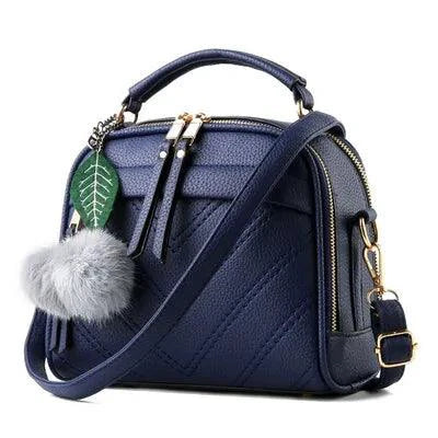 Elegant ladies' luxury leather handbag by MANDOTOS with sleek design and high-quality craftsmanship.