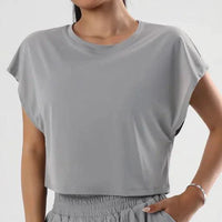 Mandotos Ladies' Summer Breeze Tee in soft fabric, featuring a relaxed fit and stylish design perfect for warm weather.